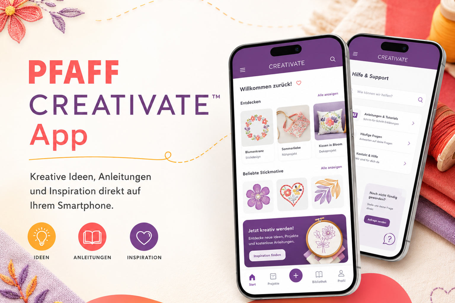 PFAFF Vorführtage im August 27 & 28. 8.